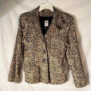 La Maison de la Fausse Fourrure Blazer Size Medium